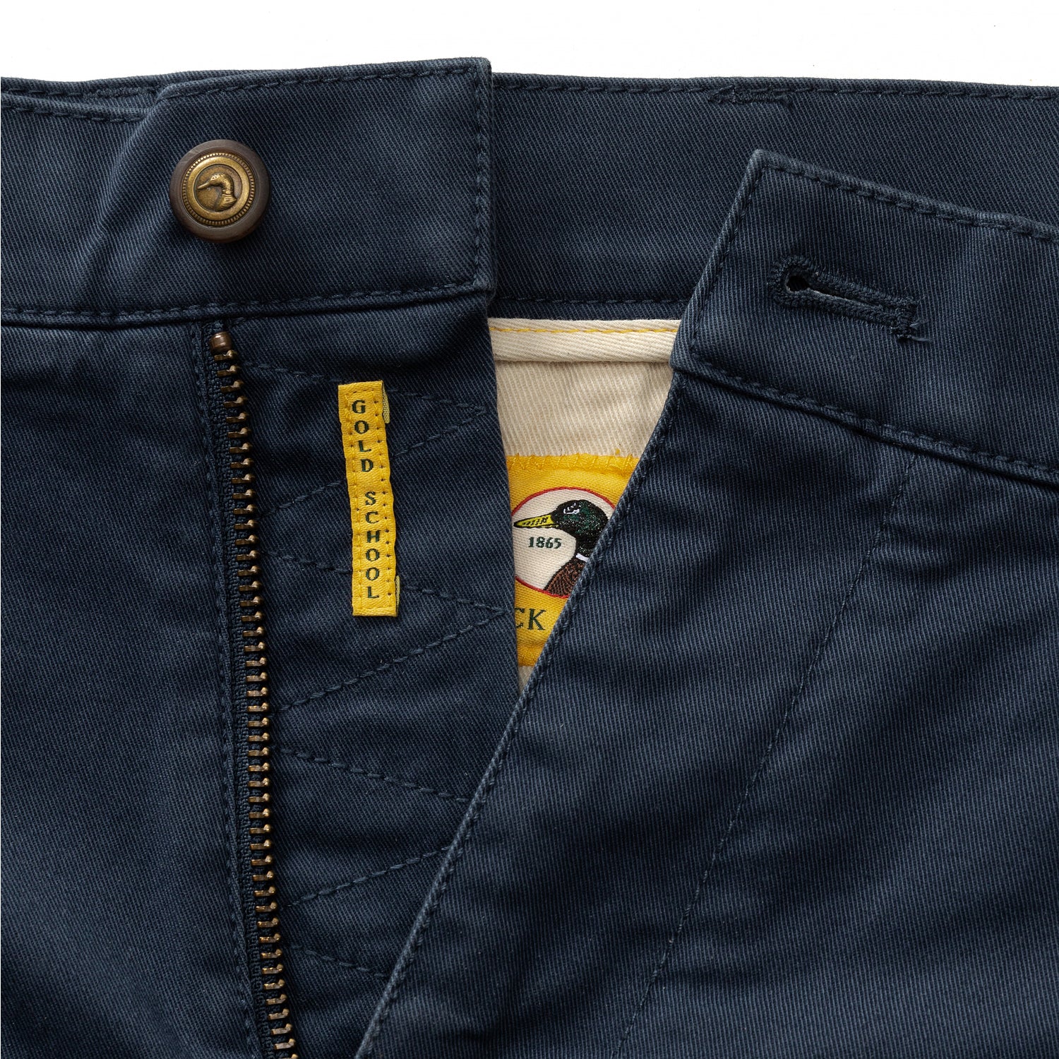7" Gold School Chino Short - Navy - Image 4