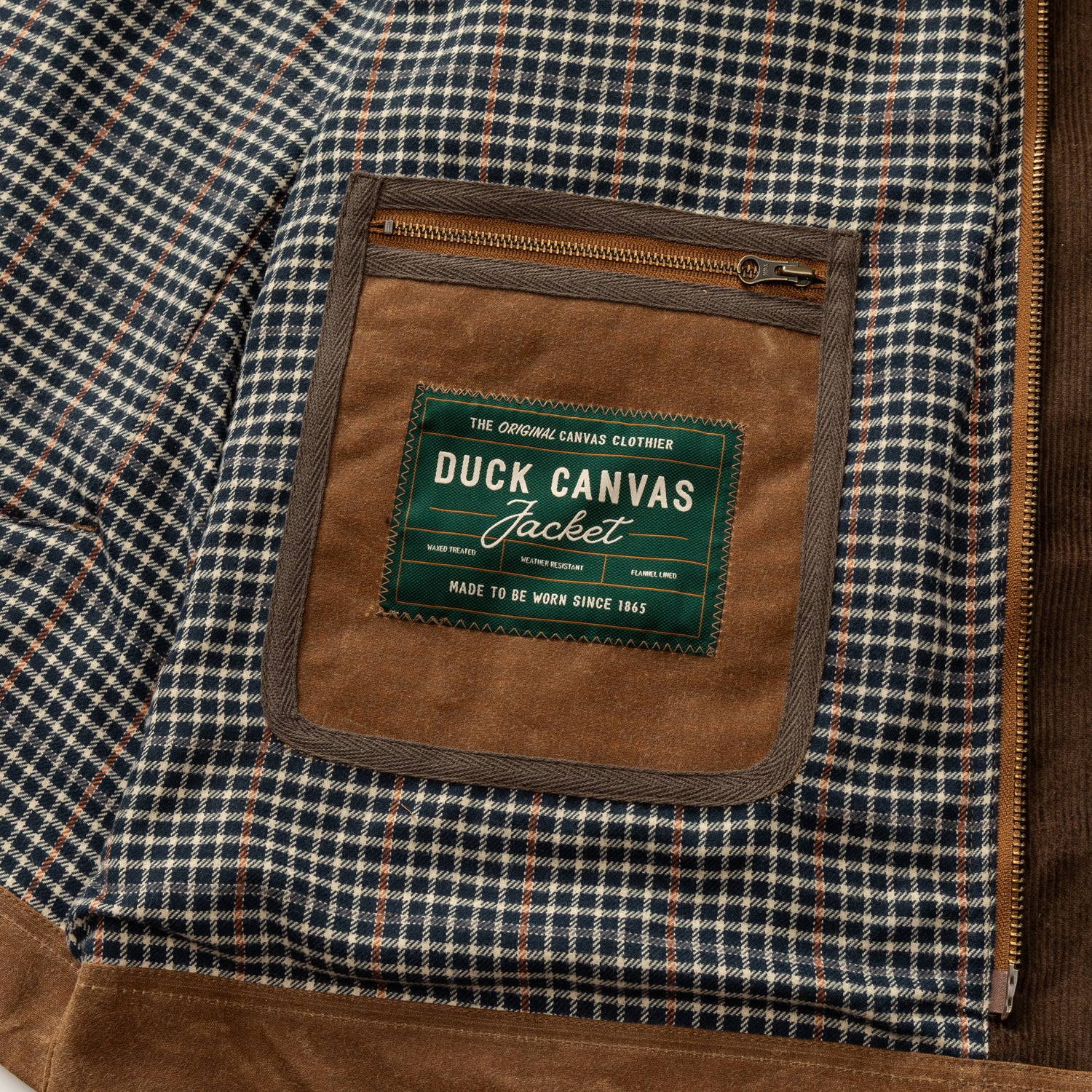 Waxed Duck Canvas Jacket - Buckskin - Image 6